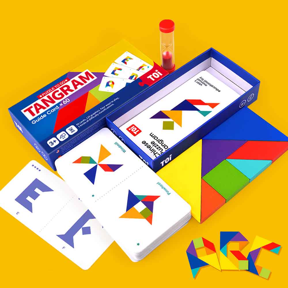 TOI兒童七巧板🧩智力拼圖STEM玩具-STEM玩具-Kidrise🧒🏻STEM香港教育玩具｜STEAM科學實驗玩具｜STEM幼兒教育玩具｜啟智早教玩具｜蒙特梭利教具