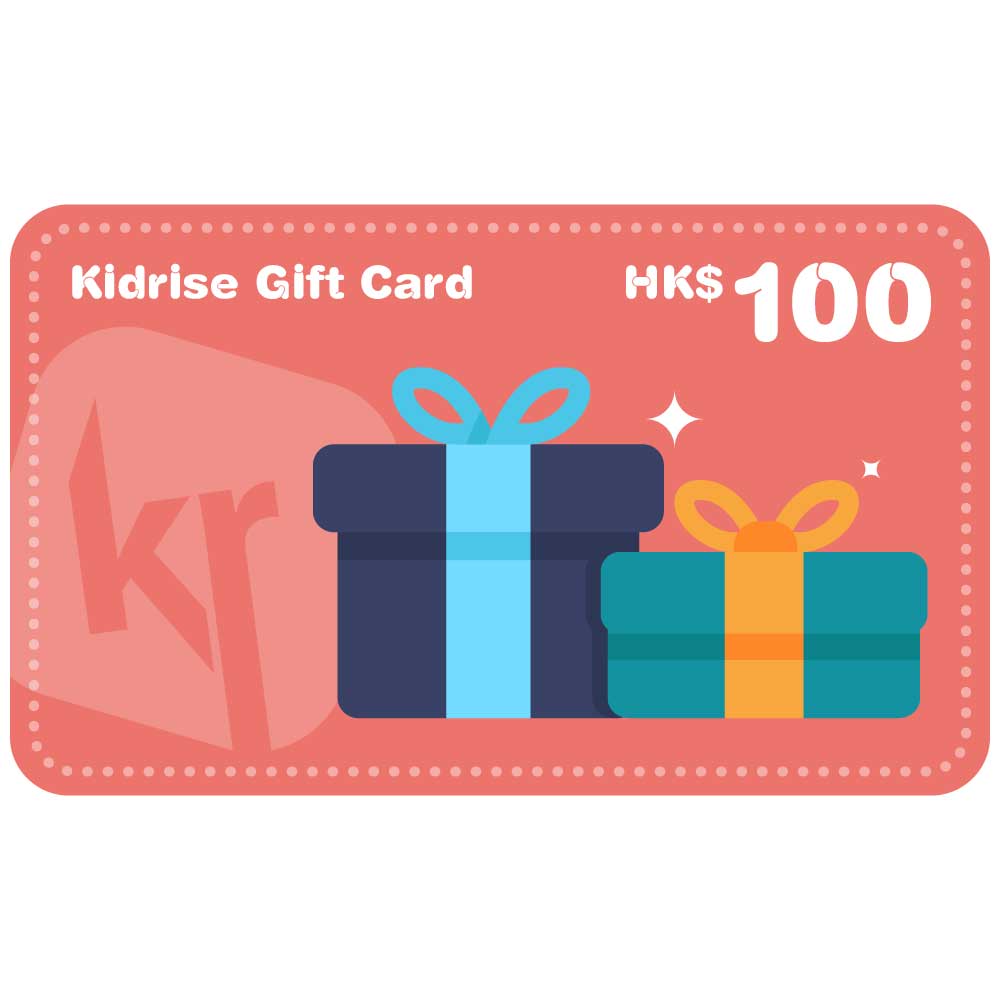 Kidrise禮品卡 HK$100-禮品卡-Kidrise🧒🏻STEM香港教育玩具｜STEAM科學實驗玩具｜STEM幼兒教育玩具｜啟智早教玩具｜蒙特梭利教具 Main image