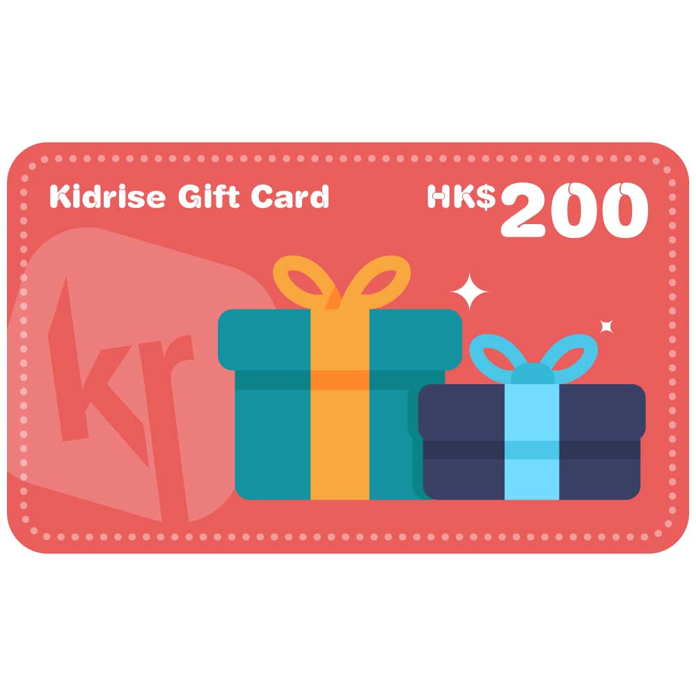 Kidrise禮品卡 HK$200-禮品卡-Kidrise🧒🏻STEM香港教育玩具｜STEAM科學實驗玩具｜STEM幼兒教育玩具｜啟智早教玩具｜蒙特梭利教具 Main image