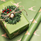 【以每件玩具收費】聖誕送禮包裝服務花紙 (綠色馴鹿款式)-增值服務-Kidrise🧒🏻STEM香港教育玩具｜STEAM科學實驗玩具｜STEM幼兒教育玩具｜啟智早教玩具｜蒙特梭利教具