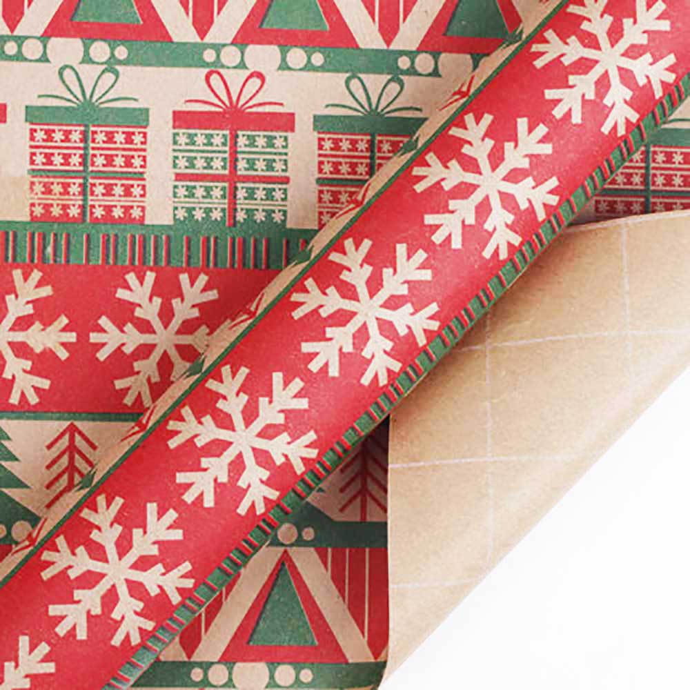 【以每件玩具收費】聖誕送禮包裝服務花紙 (雪花禮物款式)-增值服務-Kidrise🧒🏻STEM香港教育玩具｜STEAM科學實驗玩具｜STEM幼兒教育玩具｜啟智早教玩具｜蒙特梭利教具