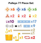 Brackitz Pulleys⚙️滑輪積木美國STEM玩具套裝🔫-STEM玩具-Kidrise🧒🏻STEM香港教育玩具｜STEAM科學實驗玩具｜STEM幼兒教育玩具｜啟智早教玩具｜蒙特梭利教具