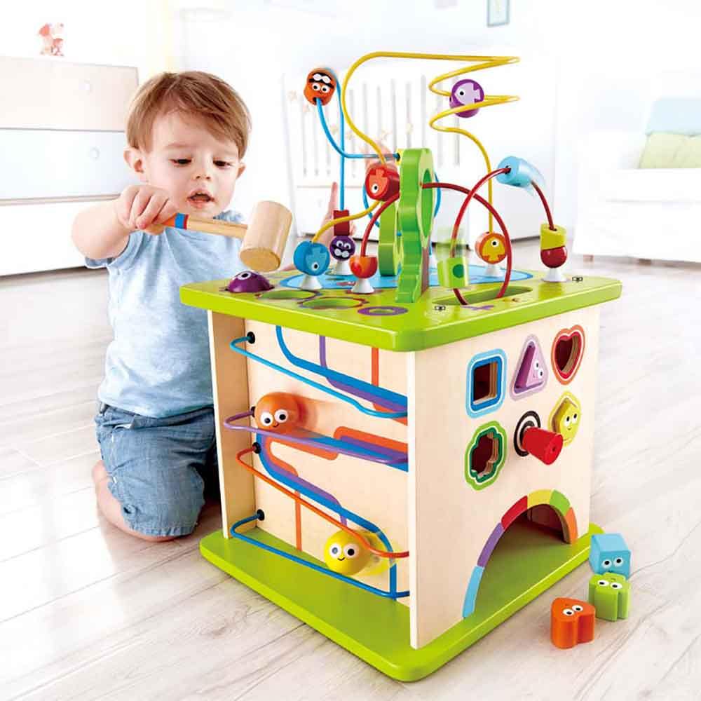Hape 木製 知育玩具 Hape E1810木製開心農場遊戲盒🌾STEM玩具– Kidrise🧒🏻STEM香港