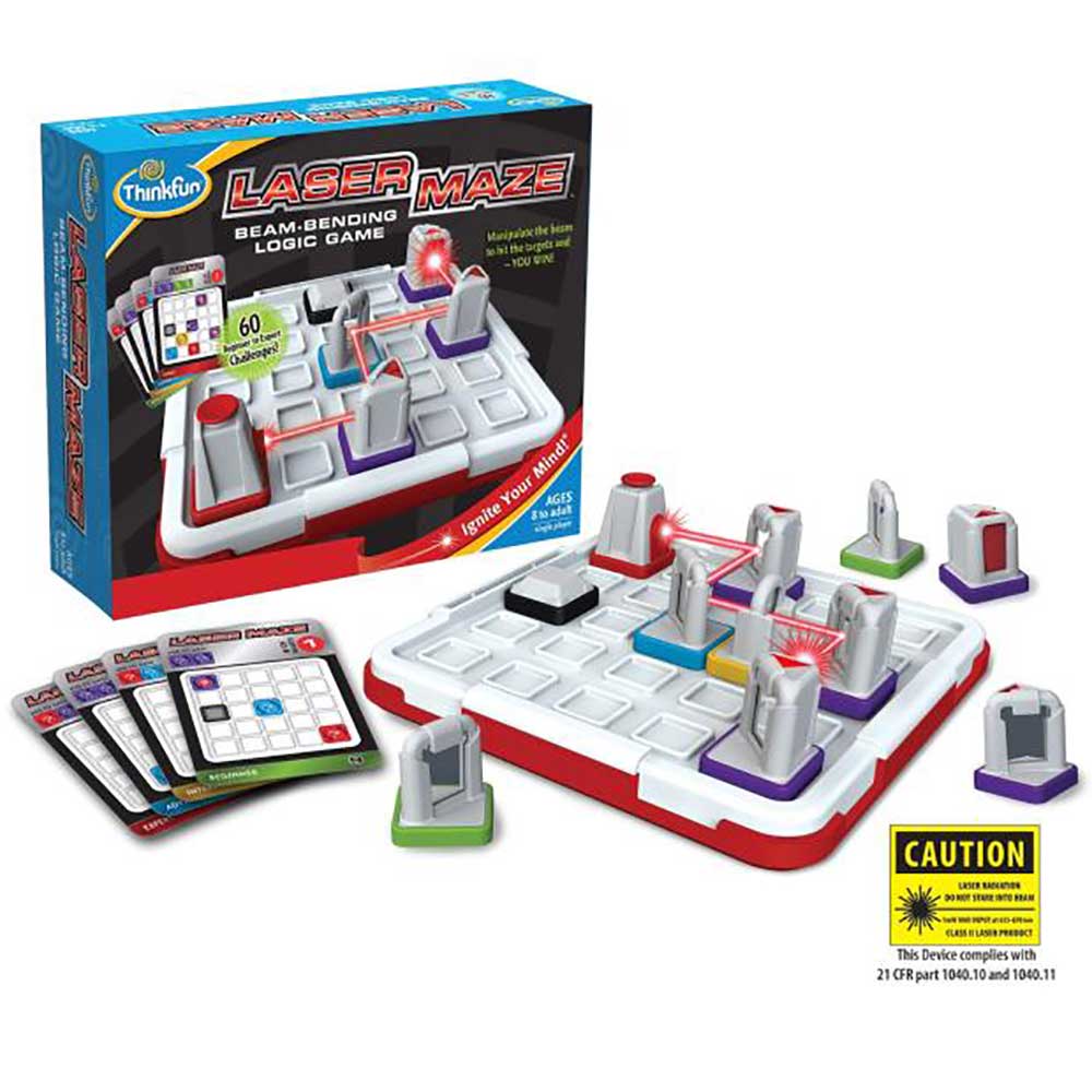 ThinkFun🧩《雷射迷宮Laser Maze》🔦美國STEM玩具-STEM玩具-Kidrise🧒🏻STEM香港教育玩具｜STEAM科學實驗玩具｜STEM幼兒教育玩具｜啟智早教玩具｜蒙特梭利教具