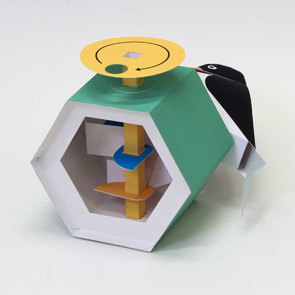 Kidrise 可動3D立體機關紙模型玩具・煩惱的鳥媽媽・DIY玩具-STEM玩具-Kidrise🧒🏻STEM香港教育玩具｜STEAM科學實驗玩具｜STEM幼兒教育玩具｜啟智早教玩具｜蒙特梭利教具