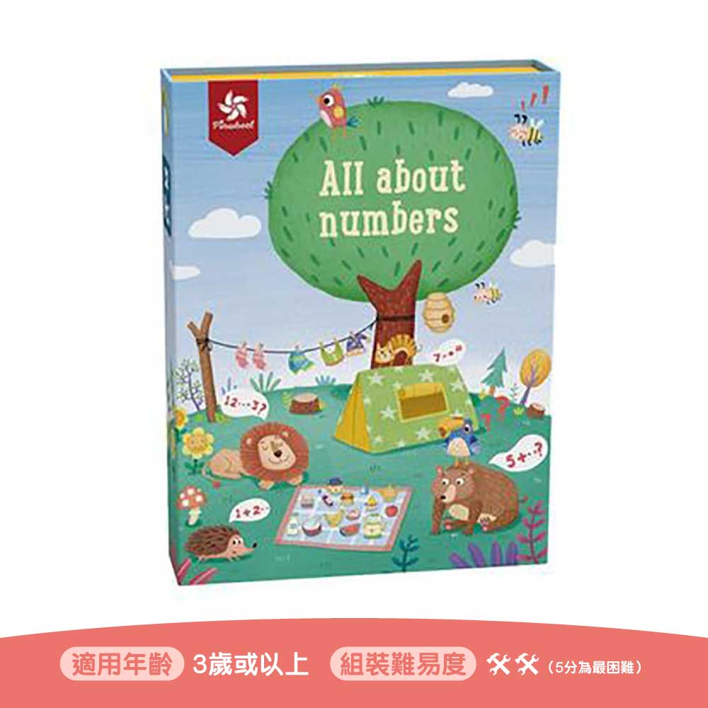 Pinwheel Rewritable Cognitive Learning Card Series: Number Search (All about numbers) Secondary image