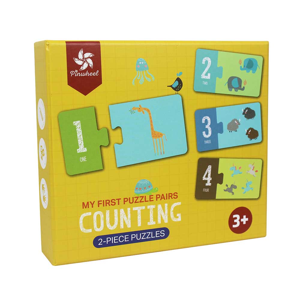 【觀塘自取】Pinwheel 兒童啓蒙認知遊戲配對拼圖卡片 (數字卡片)-蒙特梭利玩具-Kidrise🧒🏻STEM香港教育玩具｜STEAM科學實驗玩具｜STEM幼兒教育玩具｜啟智早教玩具｜蒙特梭利教具