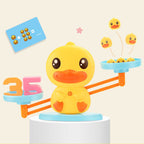 🐣B.Duck小黃鴨蒙特梭利幼兒早教數字天秤玩具⚖️(升級版)-蒙特梭利玩具-Kidrise🧒🏻STEM香港教育玩具｜STEAM科學實驗玩具｜STEM幼兒教育玩具｜啟智早教玩具｜蒙特梭利教具