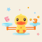 🐣B.Duck小黃鴨蒙特梭利幼兒早教數字天秤玩具⚖️(升級版)-蒙特梭利玩具-Kidrise🧒🏻STEM香港教育玩具｜STEAM科學實驗玩具｜STEM幼兒教育玩具｜啟智早教玩具｜蒙特梭利教具