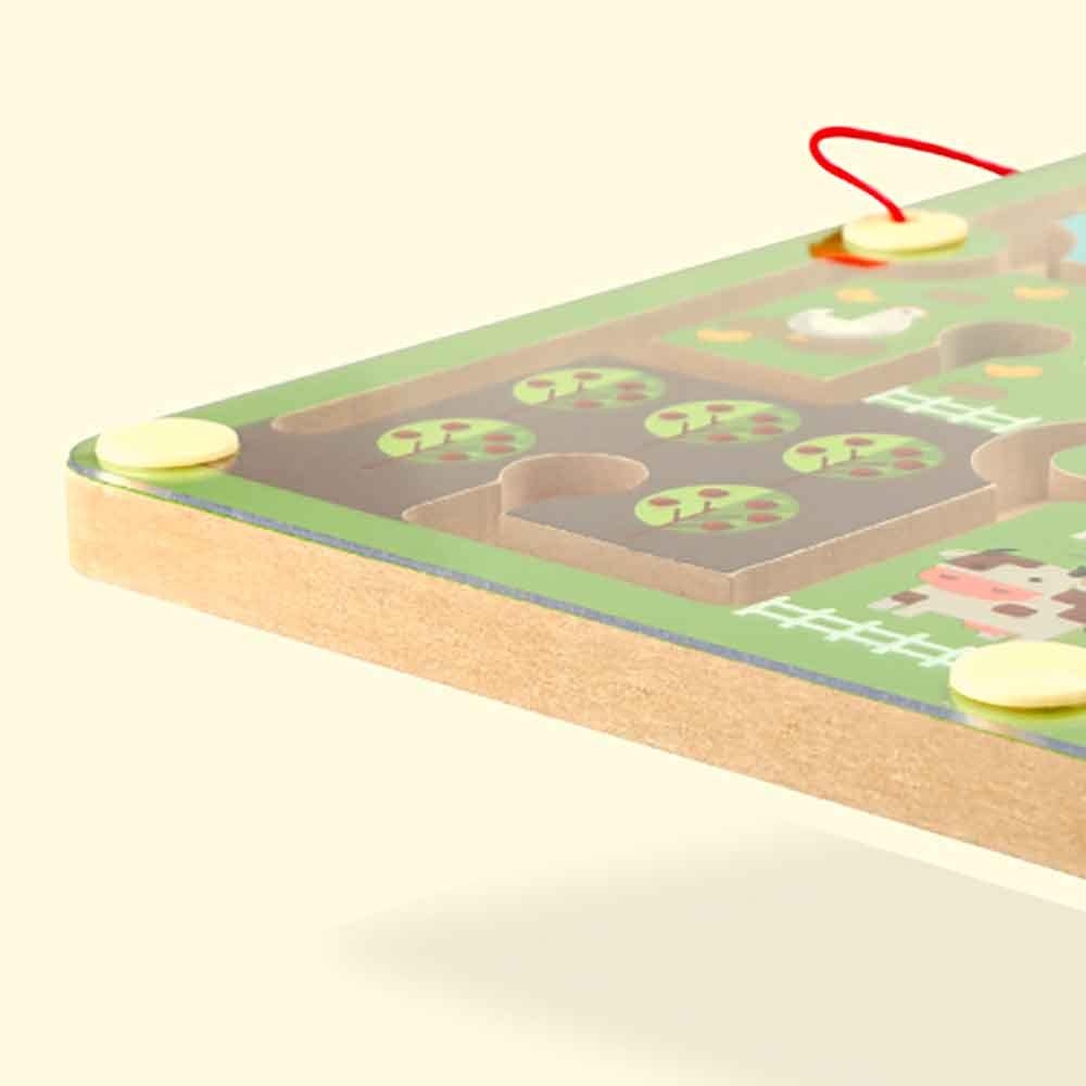 Goryeo Baby🌾親子動物農場迷宮🧑‍🌾走珠磁鐵筆遊戲-蒙特梭利玩具-Kidrise🧒🏻STEM香港教育玩具｜STEAM科學實驗玩具｜STEM幼兒教育玩具｜啟智早教玩具｜蒙特梭利教具
