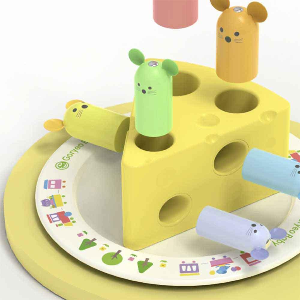 Goryeo Baby蒙特梭利🧀拯救芝士磁力玩具🐭-蒙特梭利玩具-Kidrise🧒🏻STEM香港教育玩具｜STEAM科學實驗玩具｜STEM幼兒教育玩具｜啟智早教玩具｜蒙特梭利教具