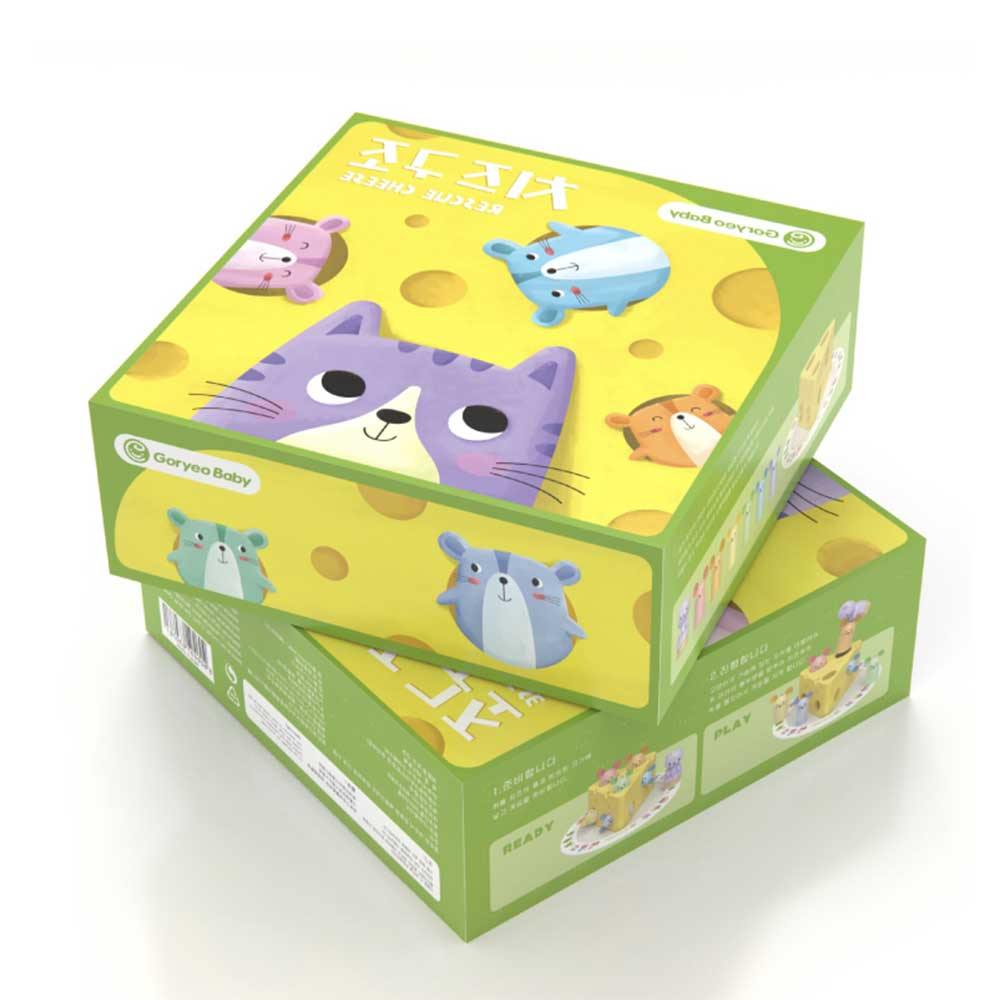 Goryeo Baby蒙特梭利🧀拯救芝士磁力玩具🐭-蒙特梭利玩具-Kidrise🧒🏻STEM香港教育玩具｜STEAM科學實驗玩具｜STEM幼兒教育玩具｜啟智早教玩具｜蒙特梭利教具