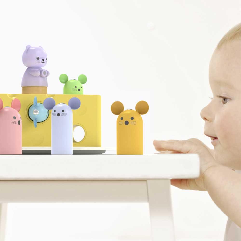 Goryeo Baby蒙特梭利🧀拯救芝士磁力玩具🐭-蒙特梭利玩具-Kidrise🧒🏻STEM香港教育玩具｜STEAM科學實驗玩具｜STEM幼兒教育玩具｜啟智早教玩具｜蒙特梭利教具