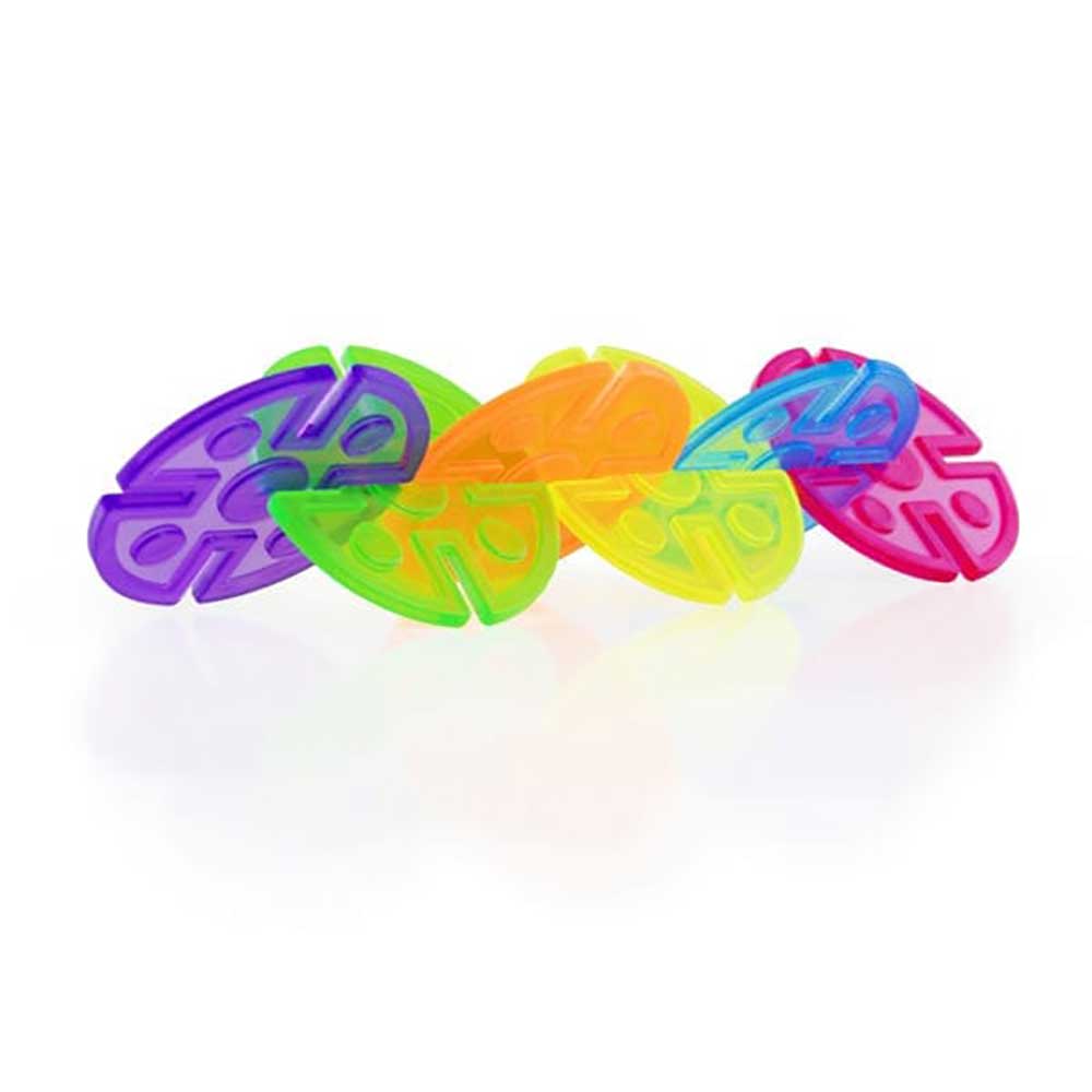 美國 Guidecraft Interlox 幼兒圓形多彩拼插片玩具 (96片)-蒙特梭利玩具-Kidrise🧒🏻STEM香港教育玩具｜STEAM科學實驗玩具｜STEM幼兒教育玩具｜啟智早教玩具｜蒙特梭利教具