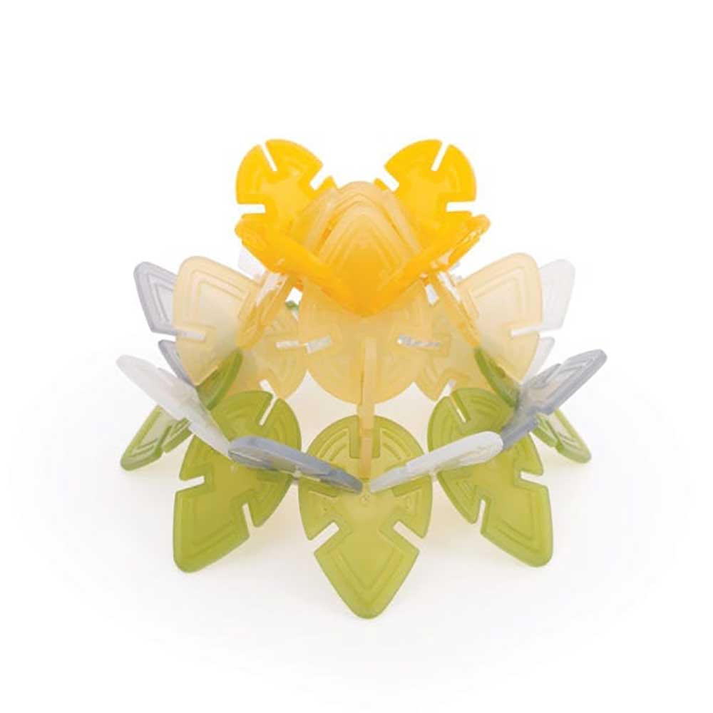 美國 Guidecraft Interlox 幼兒樹葉形狀多彩拼插片玩具 (96片)-蒙特梭利玩具-Kidrise🧒🏻STEM香港教育玩具｜STEAM科學實驗玩具｜STEM幼兒教育玩具｜啟智早教玩具｜蒙特梭利教具