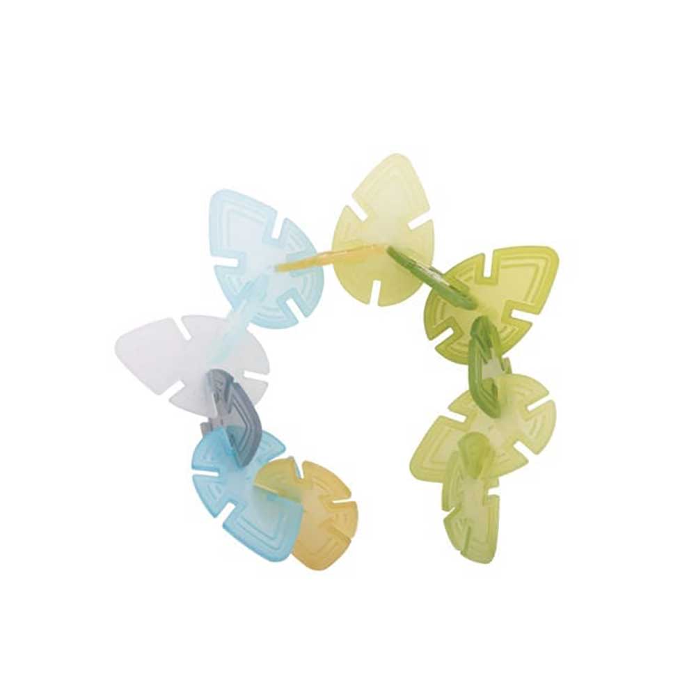 美國 Guidecraft Interlox 幼兒樹葉形狀多彩拼插片玩具 (96片)-蒙特梭利玩具-Kidrise🧒🏻STEM香港教育玩具｜STEAM科學實驗玩具｜STEM幼兒教育玩具｜啟智早教玩具｜蒙特梭利教具