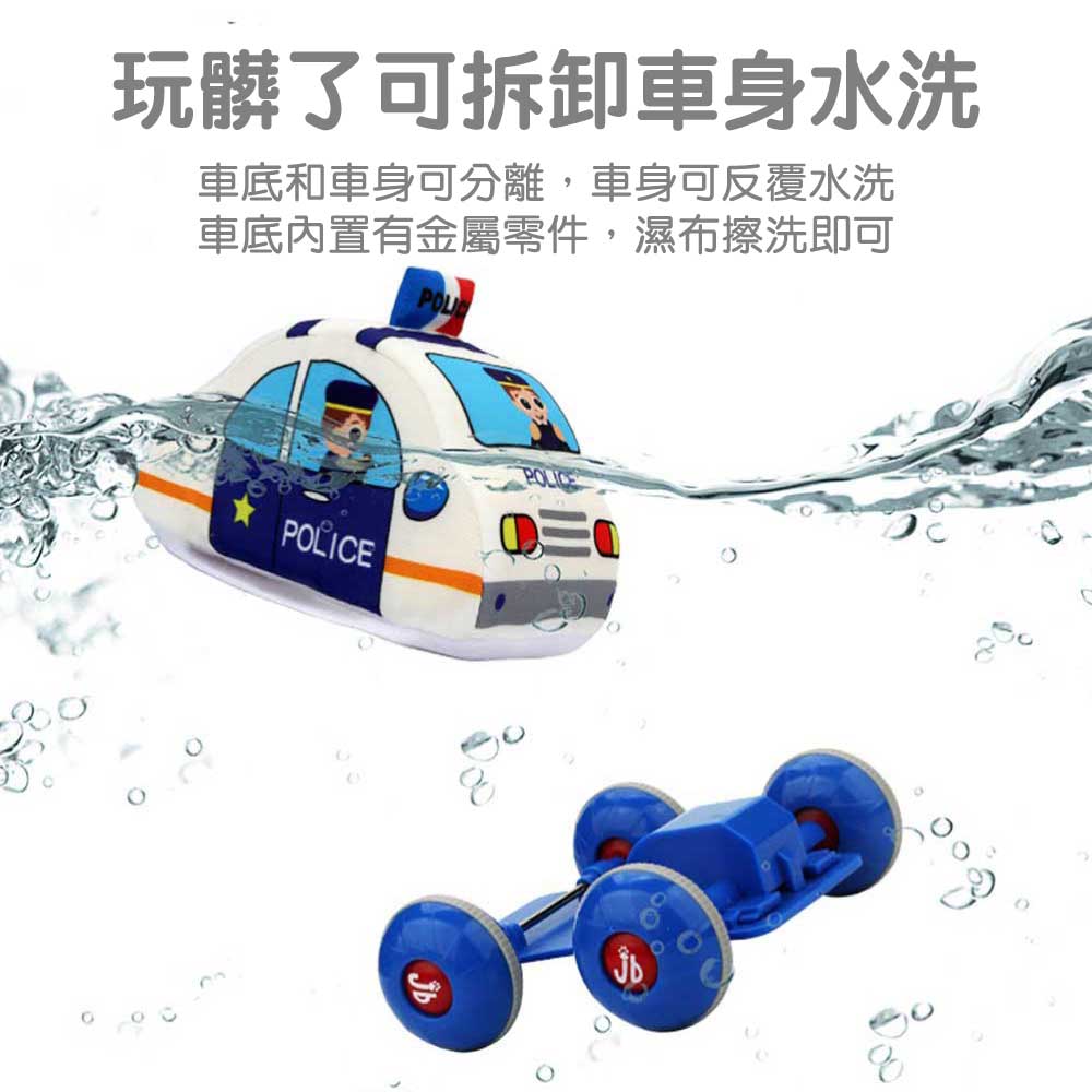 Jollybaby可拆式布製車身回力車(巴士)-蒙特梭利玩具-Kidrise🧒🏻STEM香港教育玩具｜STEAM科學實驗玩具｜STEM幼兒教育玩具｜啟智早教玩具｜蒙特梭利教具