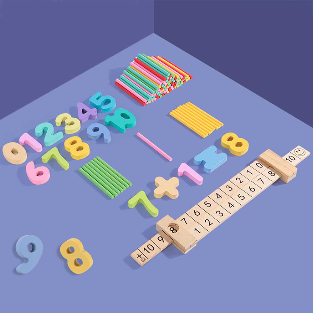 兒童啟蒙加減法數字棒📏幼稚園教具-蒙特梭利玩具-Kidrise🧒🏻STEM香港教育玩具｜STEAM科學實驗玩具｜STEM幼兒教育玩具｜啟智早教玩具｜蒙特梭利教具