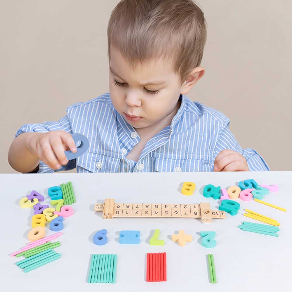 兒童啟蒙加減法數字棒📏幼稚園教具-蒙特梭利玩具-Kidrise🧒🏻STEM香港教育玩具｜STEAM科學實驗玩具｜STEM幼兒教育玩具｜啟智早教玩具｜蒙特梭利教具