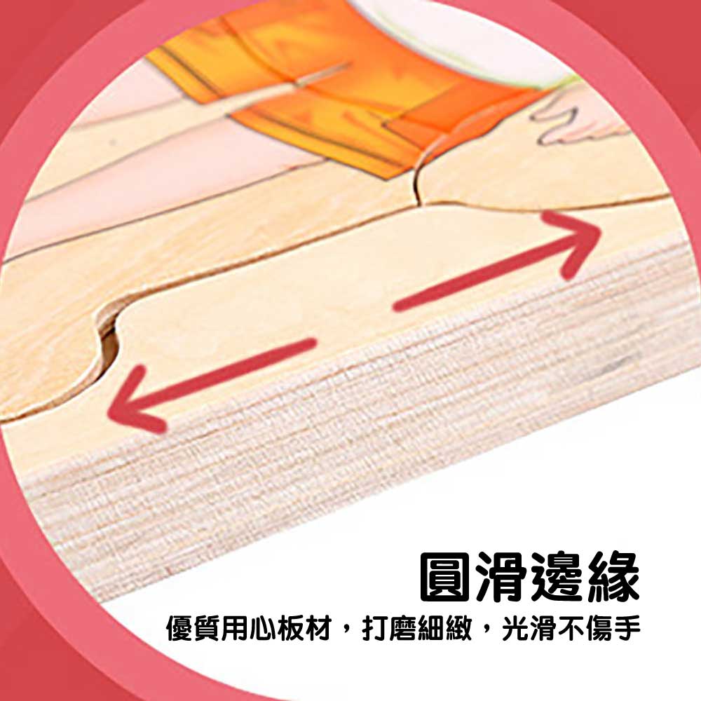 Onshine幼兒蒙氏多層實木拼圖 (人體結構｜女孩)-蒙特梭利玩具-Kidrise🧒🏻STEM香港教育玩具｜STEAM科學實驗玩具｜STEM幼兒教育玩具｜啟智早教玩具｜蒙特梭利教具