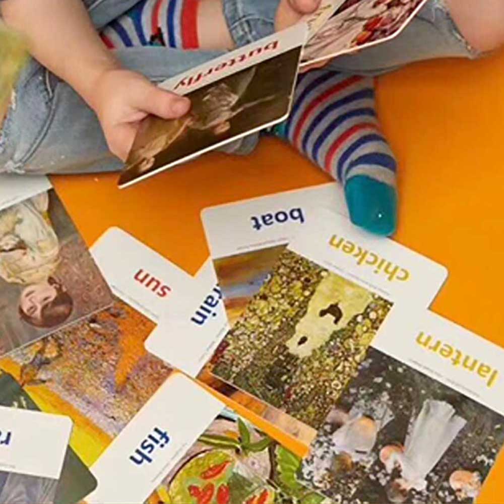 Saalin 世界名畫兒童英語認知訓練卡-蒙特梭利玩具-Kidrise🧒🏻STEM香港教育玩具｜STEAM科學實驗玩具｜STEM幼兒教育玩具｜啟智早教玩具｜蒙特梭利教具