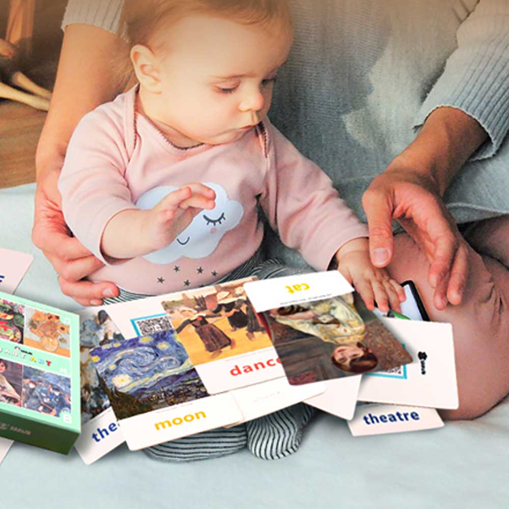 Saalin 世界名畫兒童英語認知訓練卡-蒙特梭利玩具-Kidrise🧒🏻STEM香港教育玩具｜STEAM科學實驗玩具｜STEM幼兒教育玩具｜啟智早教玩具｜蒙特梭利教具