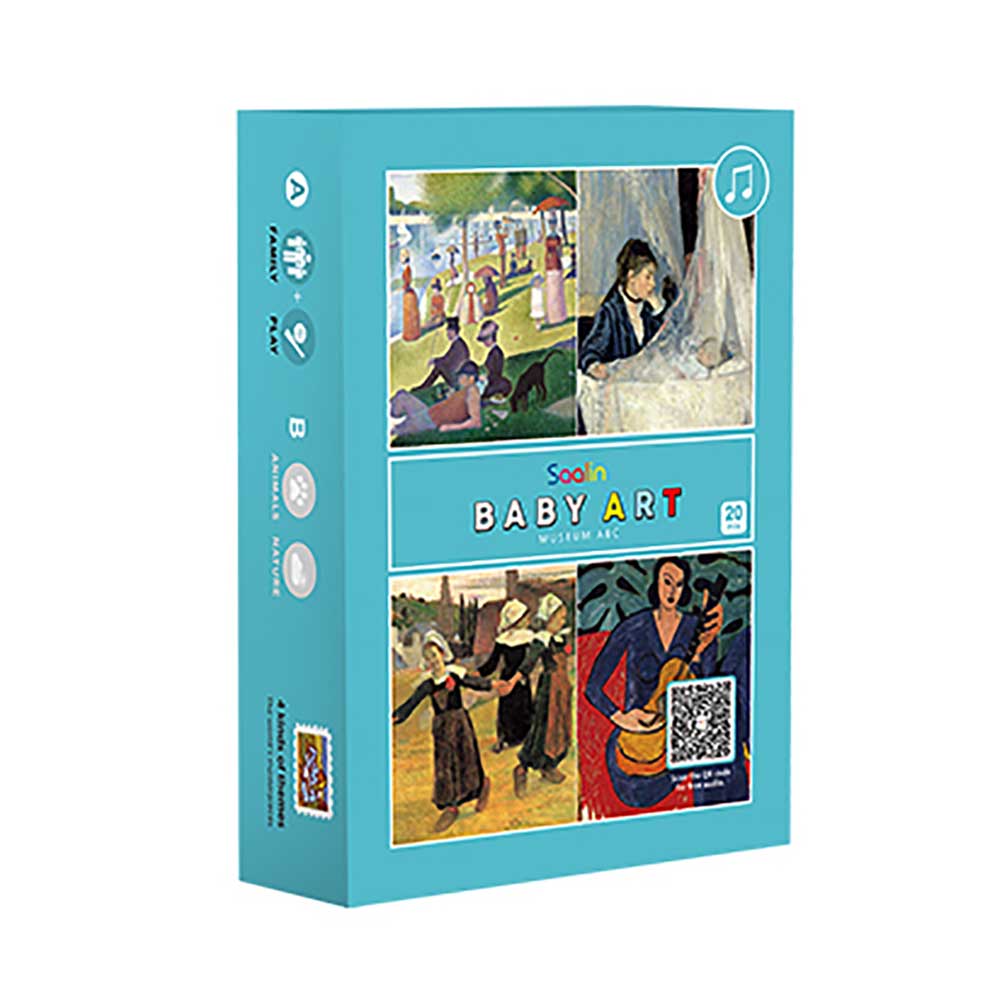 Saalin 世界名畫兒童英語認知訓練卡-蒙特梭利玩具-Kidrise🧒🏻STEM香港教育玩具｜STEAM科學實驗玩具｜STEM幼兒教育玩具｜啟智早教玩具｜蒙特梭利教具 Main image