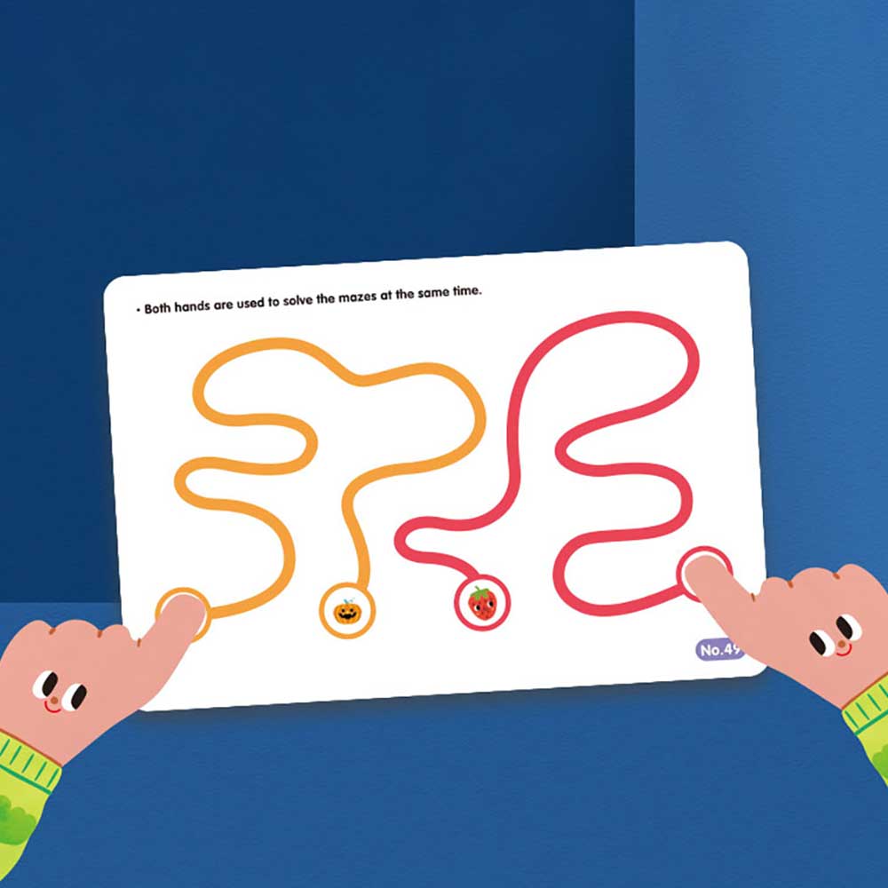 Saalin 幼兒啟蒙左右手指迷宮玩具🧠左右腦全腦開發-蒙特梭利玩具-Kidrise🧒🏻STEM香港教育玩具｜STEAM科學實驗玩具｜STEM幼兒教育玩具｜啟智早教玩具｜蒙特梭利教具