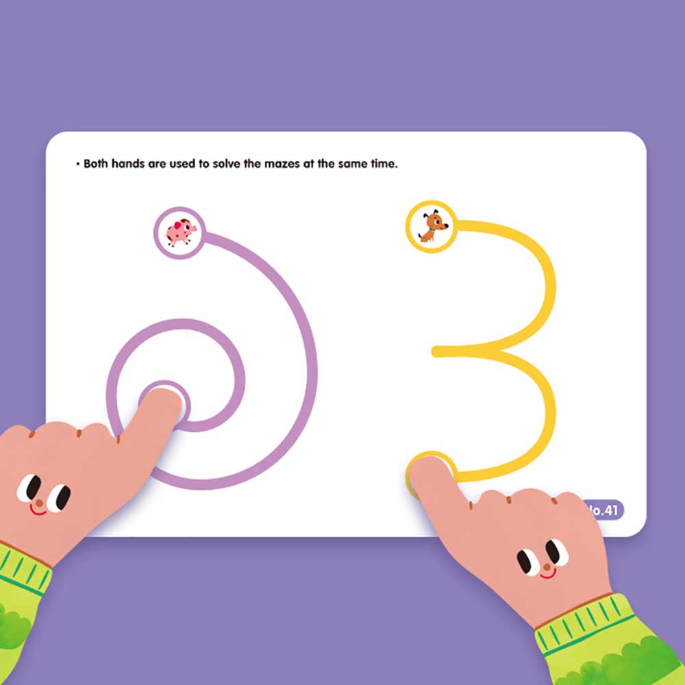Saalin 幼兒啟蒙左右手指迷宮玩具🧠左右腦全腦開發-蒙特梭利玩具-Kidrise🧒🏻STEM香港教育玩具｜STEAM科學實驗玩具｜STEM幼兒教育玩具｜啟智早教玩具｜蒙特梭利教具