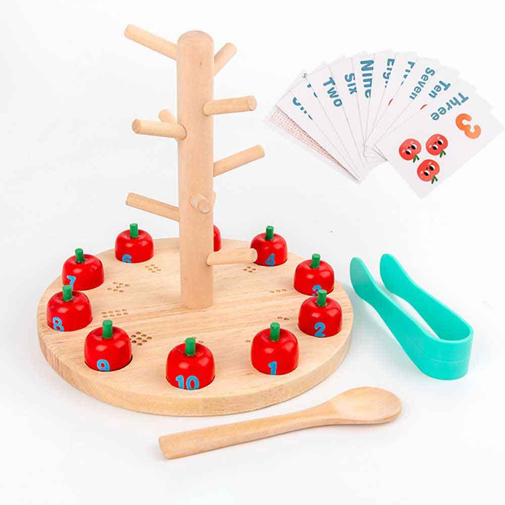 digital toy蒙特梭利幼兒🍎早教摘蘋果遊戲🌳-蒙特梭利玩具-Kidrise🧒🏻STEM香港教育玩具｜STEAM科學實驗玩具｜STEM幼兒教育玩具｜啟智早教玩具｜蒙特梭利教具