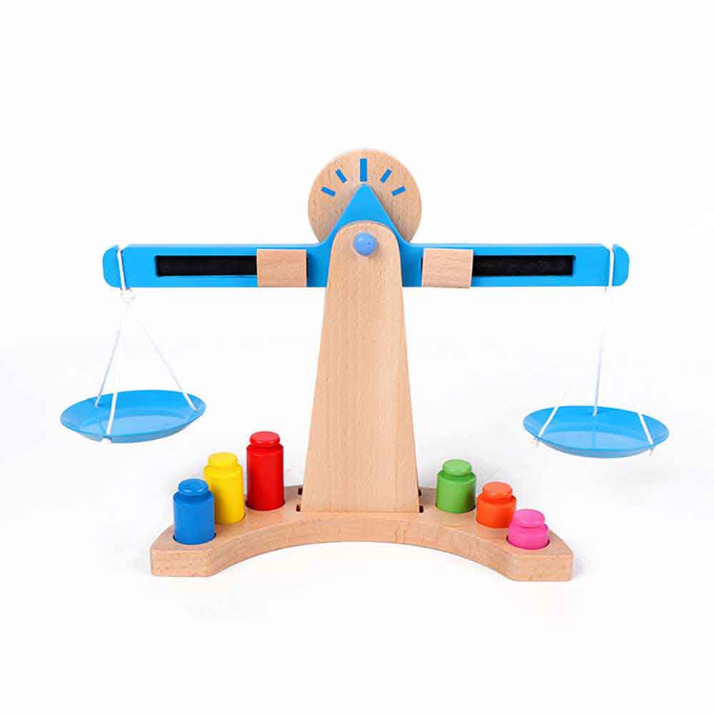 蒙氏幼兒木製天秤玩具⚖️Montessori Wooden Balance⚒️-蒙特梭利玩具-Kidrise🧒🏻STEM香港教育玩具｜STEAM科學實驗玩具｜STEM幼兒教育玩具｜啟智早教玩具｜蒙特梭利教具