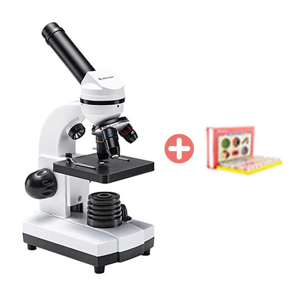 德國🇩🇪BRESSER 1600倍STEM實驗科教顯微鏡🔬(連空白標本載玻片)-STEM玩具-Kidrise🧒🏻STEM香港教育玩具｜STEAM科學實驗玩具｜STEM幼兒教育玩具｜啟智早教玩具｜蒙特梭利教具