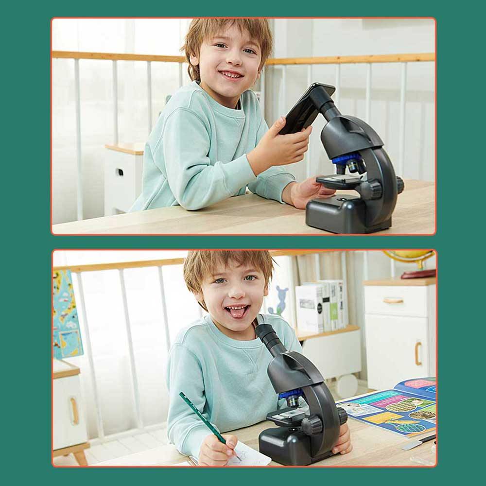 BRESSER兒童STEM🦠進階800倍科學顯微鏡🔬-STEM玩具-Kidrise🧒🏻STEM香港教育玩具｜STEAM科學實驗玩具｜STEM幼兒教育玩具｜啟智早教玩具｜蒙特梭利教具