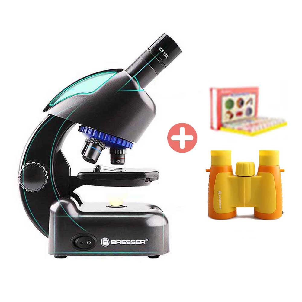BRESSER兒童STEM🦠進階800倍科學顯微鏡🔬-STEM玩具-Kidrise🧒🏻STEM香港教育玩具｜STEAM科學實驗玩具｜STEM幼兒教育玩具｜啟智早教玩具｜蒙特梭利教具