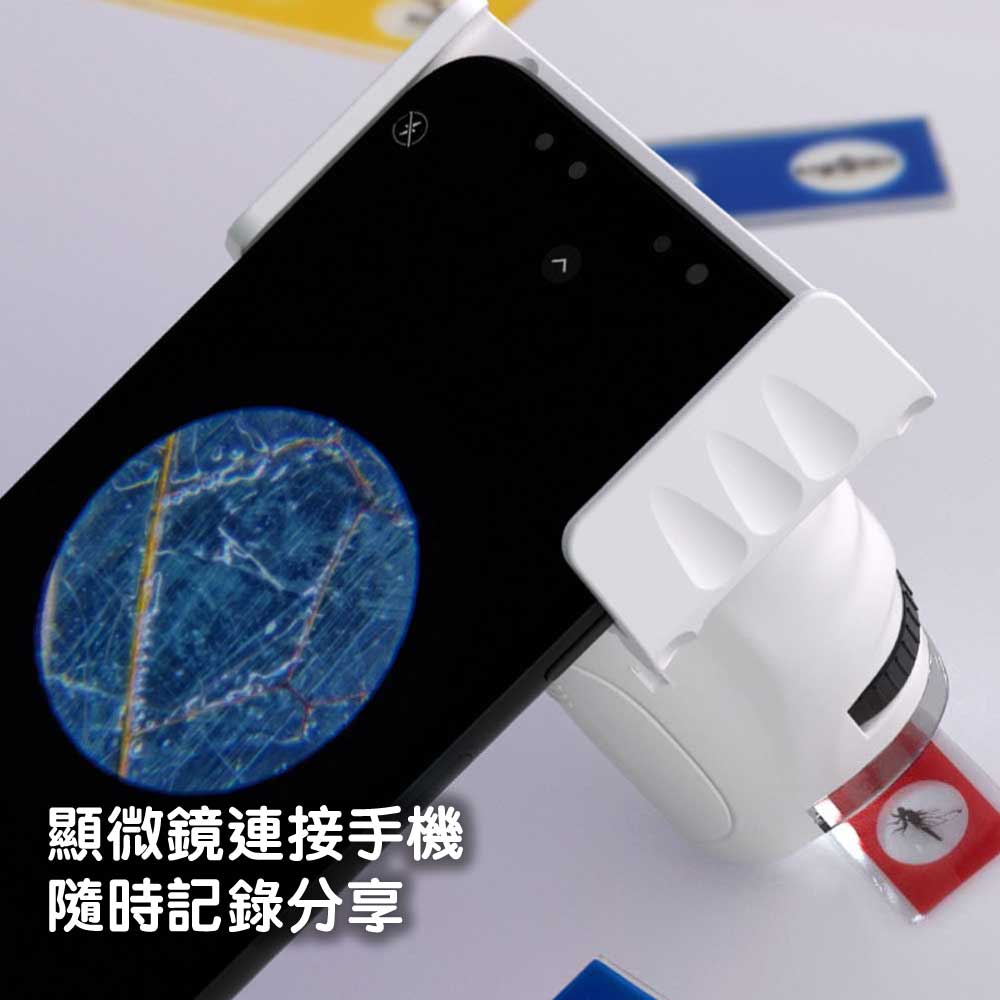 達爾文便攜式兒童科學顯微鏡 (連標本)-STEM玩具-Kidrise🧒🏻STEM香港教育玩具｜STEAM科學實驗玩具｜STEM幼兒教育玩具｜啟智早教玩具｜蒙特梭利教具