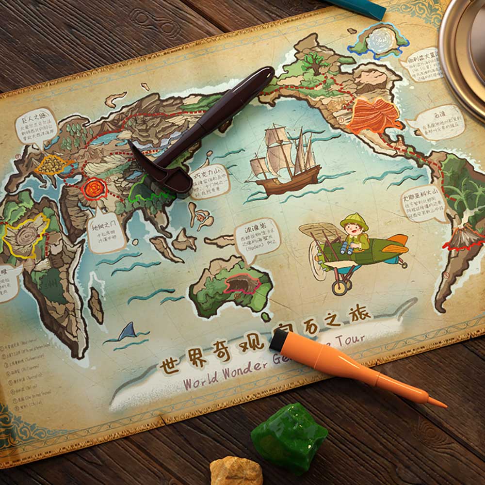 Science Can🇮🇪北愛爾蘭巨人之路💎岩石兒童考古挖掘STEM玩具-STEM玩具-Kidrise🧒🏻STEM香港教育玩具｜STEAM科學實驗玩具｜STEM幼兒教育玩具｜啟智早教玩具｜蒙特梭利教具