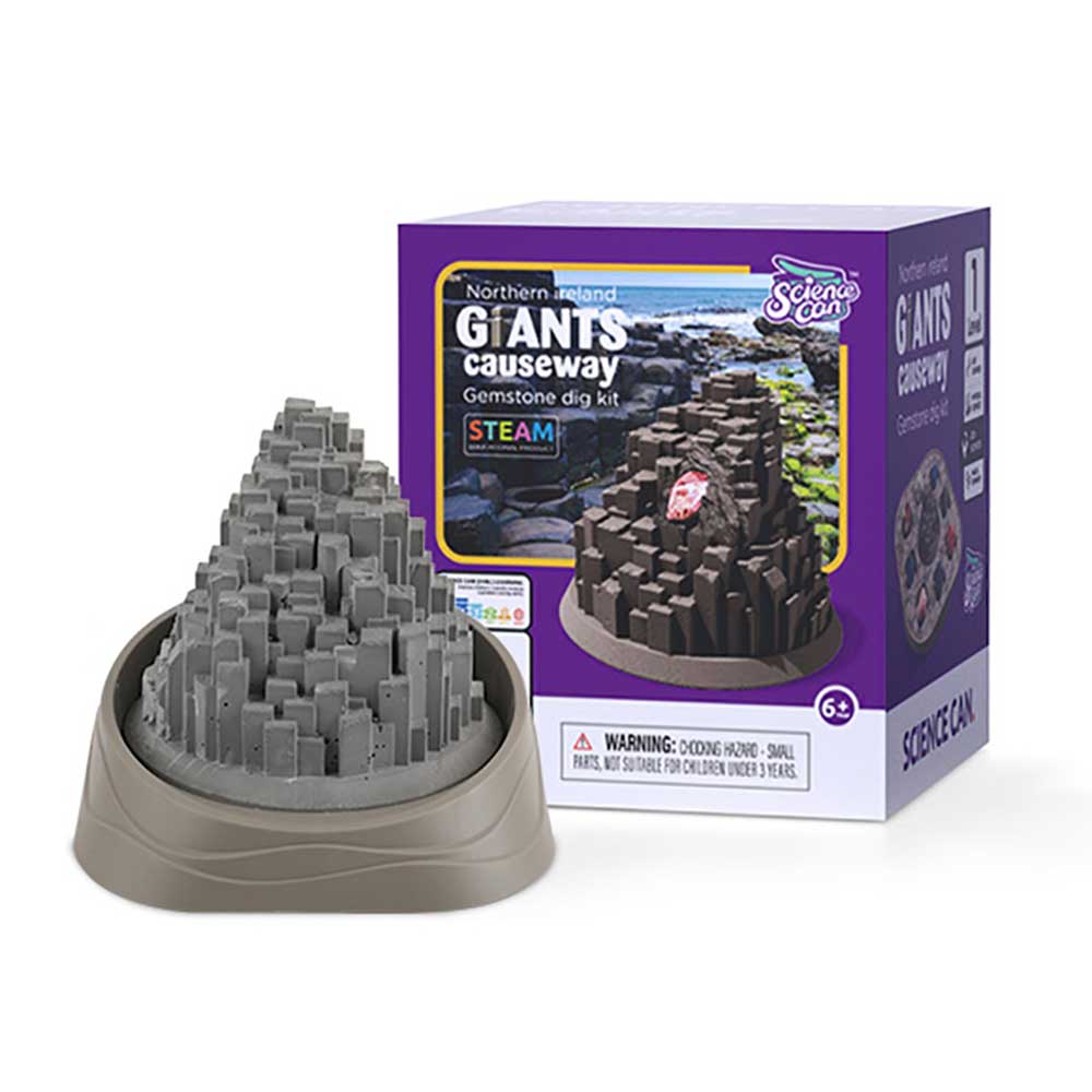 Science Can🇮🇪北愛爾蘭巨人之路💎岩石兒童考古挖掘STEM玩具-STEM玩具-Kidrise🧒🏻STEM香港教育玩具｜STEAM科學實驗玩具｜STEM幼兒教育玩具｜啟智早教玩具｜蒙特梭利教具