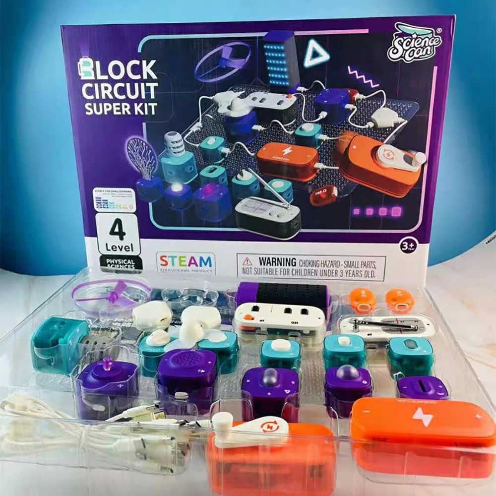 Science Can STEM電子電路積木實驗套裝-STEM玩具-Kidrise🧒🏻STEM香港教育玩具｜STEAM科學實驗玩具｜STEM幼兒教育玩具｜啟智早教玩具｜蒙特梭利教具
