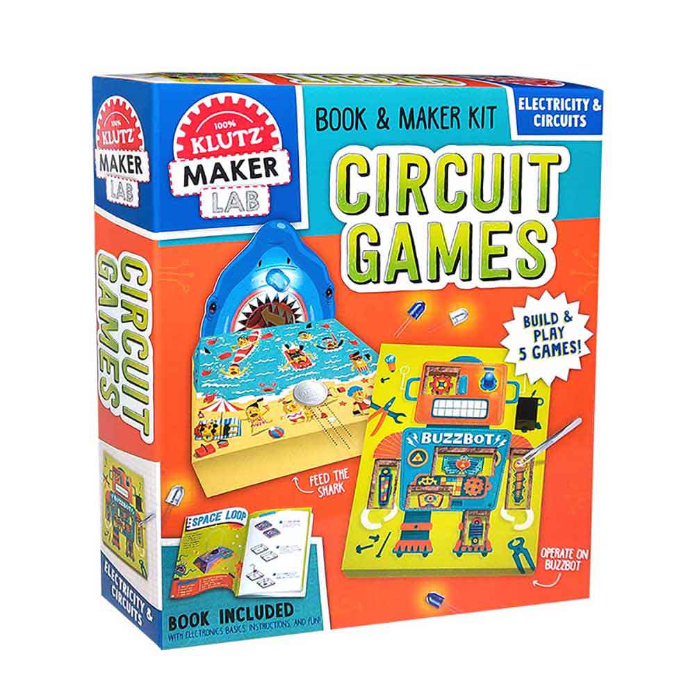 Klutz STEM Circuit Games⚡美國STEAM電路科學實驗遊戲書📚-STEM玩具-Kidrise🧒🏻STEM香港教育玩具｜STEAM科學實驗玩具｜STEM幼兒教育玩具｜啟智早教玩具｜蒙特梭利教具
