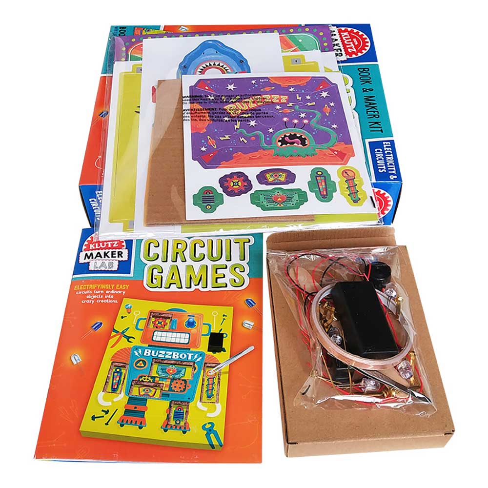 Klutz STEM Circuit Games⚡美國STEAM電路科學實驗遊戲書📚-STEM玩具-Kidrise🧒🏻STEM香港教育玩具｜STEAM科學實驗玩具｜STEM幼兒教育玩具｜啟智早教玩具｜蒙特梭利教具