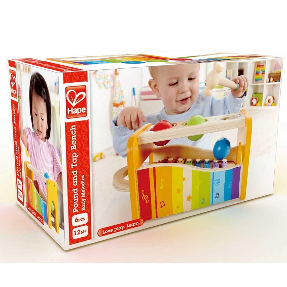 Hape E0305易握手柄🎹木製旋律敲琴台STEM玩具– Kidrise
