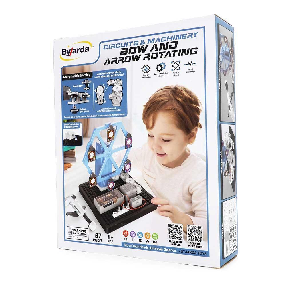 Science Rotation Kit byjarda Small Science Circuit Experiment Kit: DIY Gear Rotating Target ...