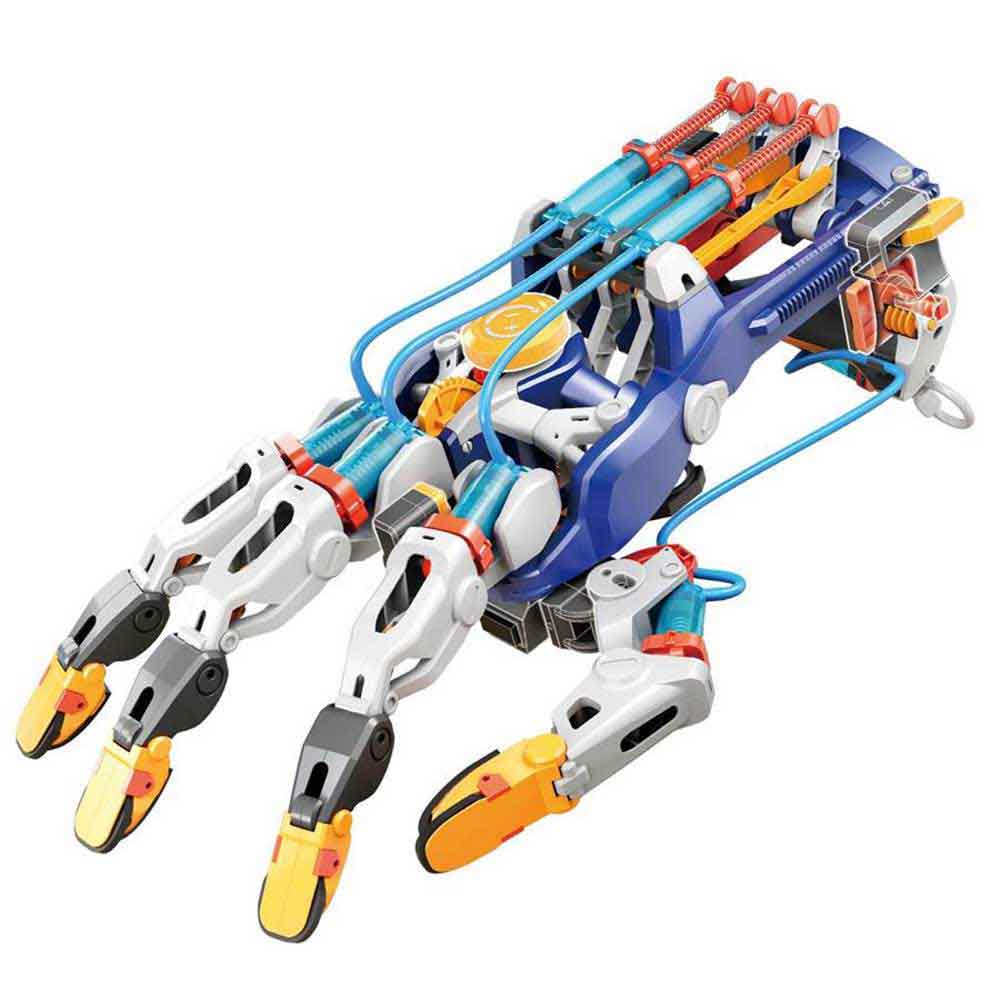 ProsKit GE-634液壓自組STEAM機械人手套🧤DIY抓夾鬼手🖐️-STEM玩具-Kidrise🧒🏻STEM香港教育玩具｜STEAM科學實驗玩具｜STEM幼兒教育玩具｜啟智早教玩具｜蒙特梭利教具 Main image