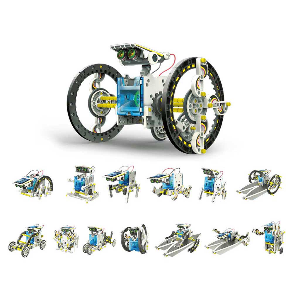 ProsKit GE-615 台灣寶工14合1太陽能變形機械人-STEM玩具-Kidrise🧒🏻STEM香港教育玩具｜STEAM科學實驗玩具｜STEM幼兒教育玩具｜啟智早教玩具｜蒙特梭利教具 Main image