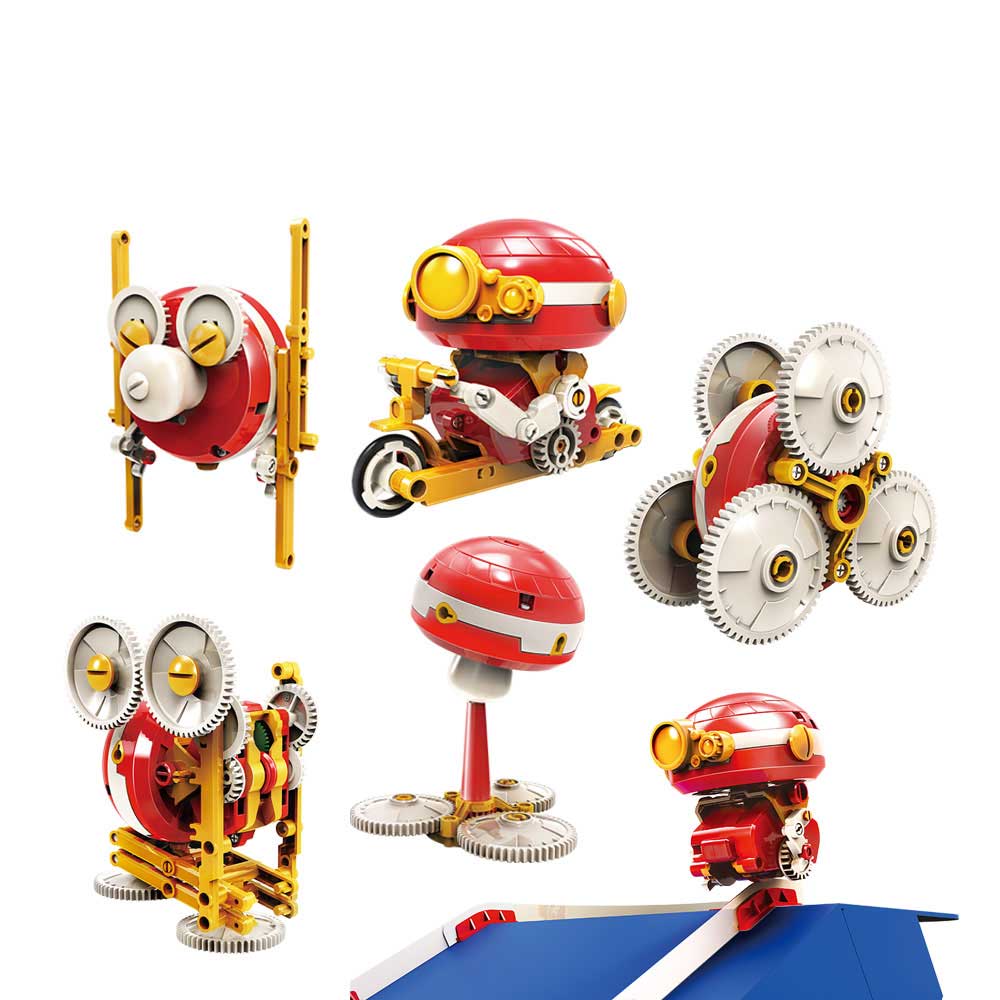 ProsKit GE-635六合一陀螺機械人 (不用電池無需摩打)-STEM玩具-Kidrise🧒🏻STEM香港教育玩具｜STEAM科學實驗玩具｜STEM幼兒教育玩具｜啟智早教玩具｜蒙特梭利教具