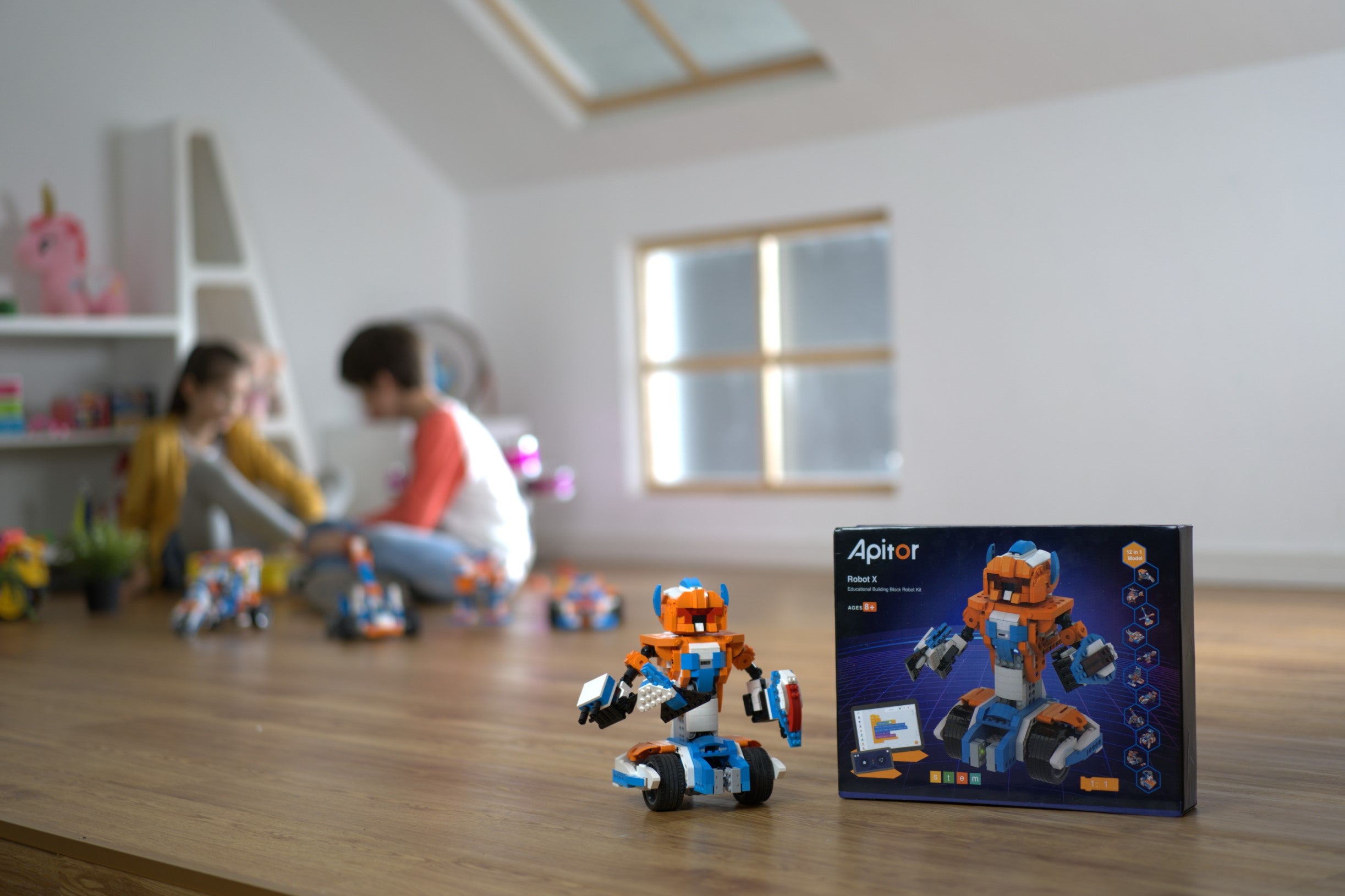 Apitor Robot-X STEM programming learning 12-in-1 robot (Scratch applic ...