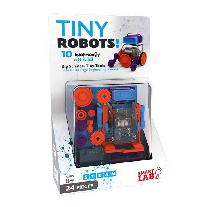 SmartLab🤖小型機械人美國STEM玩具Tiny Robots!🦿-STEM玩具-Kidrise🧒🏻STEM香港教育玩具｜STEAM科學實驗玩具｜STEM幼兒教育玩具｜啟智早教玩具｜蒙特梭利教具