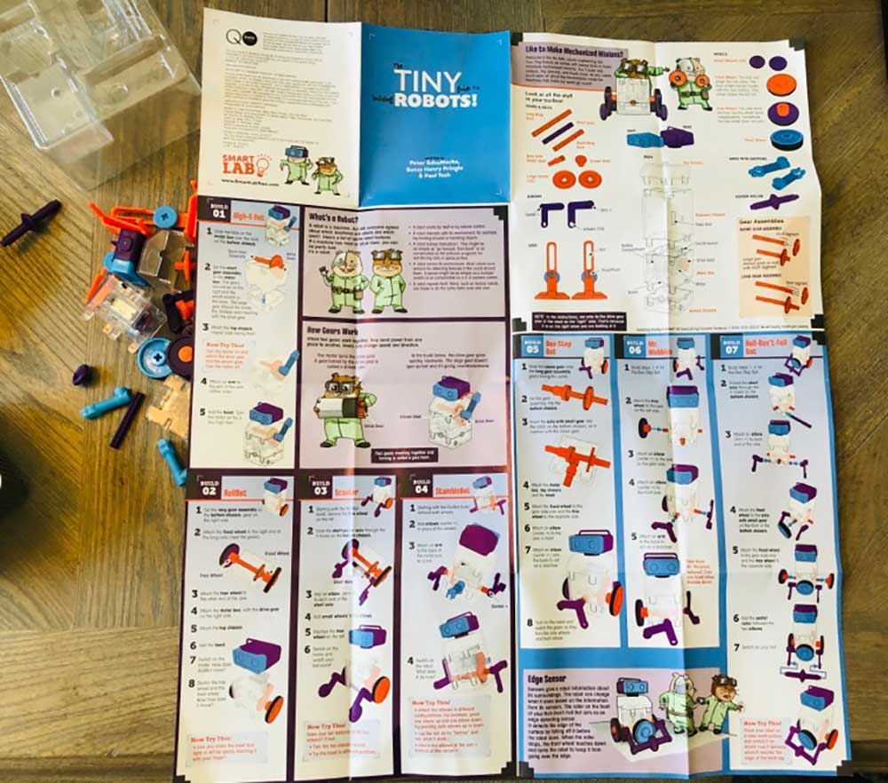 SmartLab🤖小型機械人美國STEM玩具Tiny Robots!🦿-STEM玩具-Kidrise🧒🏻STEM香港教育玩具｜STEAM科學實驗玩具｜STEM幼兒教育玩具｜啟智早教玩具｜蒙特梭利教具