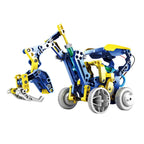 ProsKit GE-618太陽能自組STEM機械人☀️12合1百戰天龍🦖-STEM玩具-Kidrise🧒🏻STEM香港教育玩具｜STEAM科學實驗玩具｜STEM幼兒教育玩具｜啟智早教玩具｜蒙特梭利教具