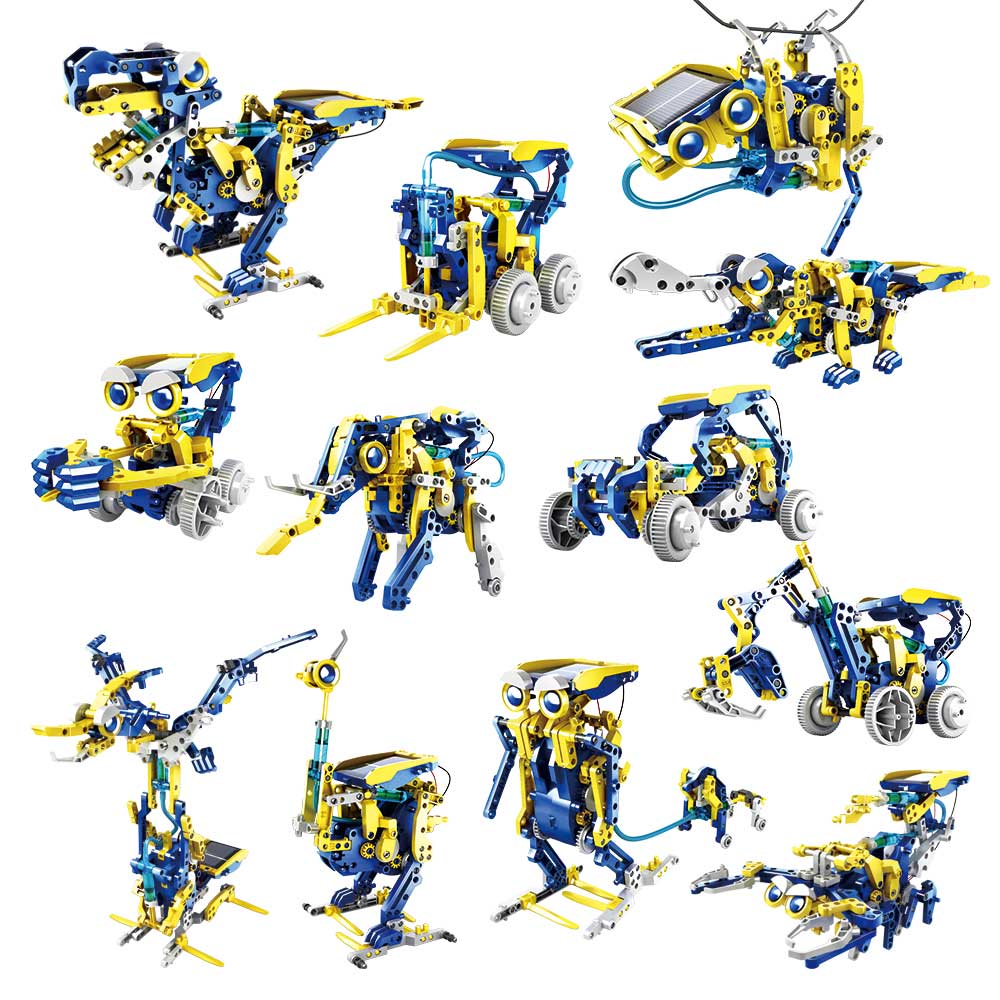 ProsKit GE-618太陽能自組STEM機械人☀️12合1百戰天龍🦖-STEM玩具-Kidrise🧒🏻STEM香港教育玩具｜STEAM科學實驗玩具｜STEM幼兒教育玩具｜啟智早教玩具｜蒙特梭利教具